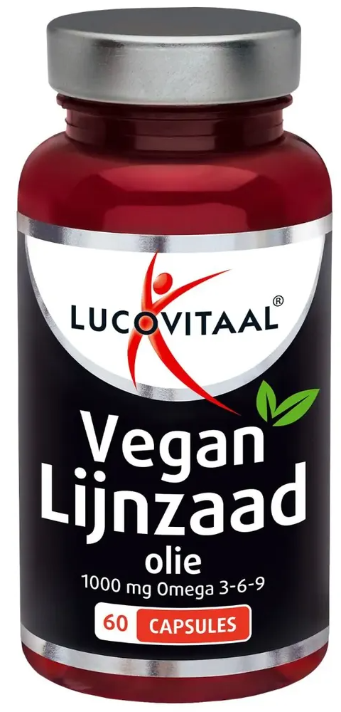 Lucovitaal Vegan Lijnzaad Olie Capsules 60CP