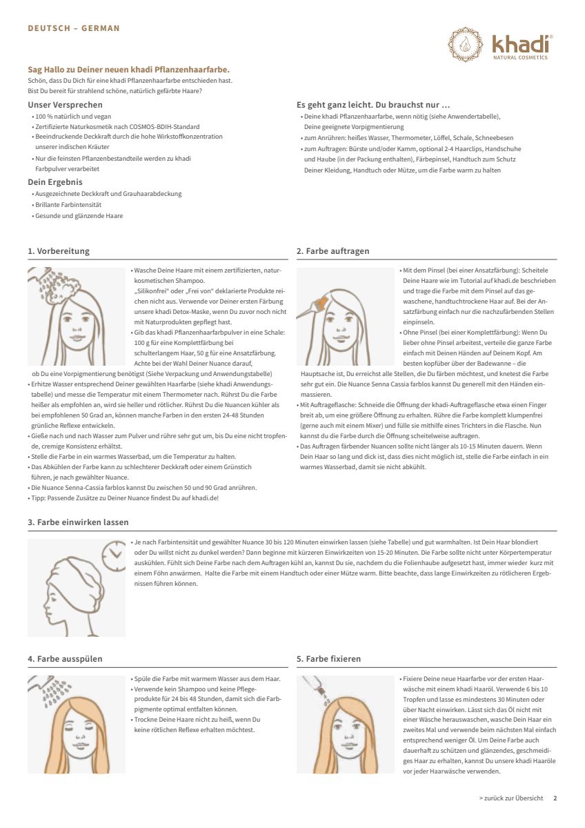 Haarverf Dark Blond afbeelding van document #2, instructions