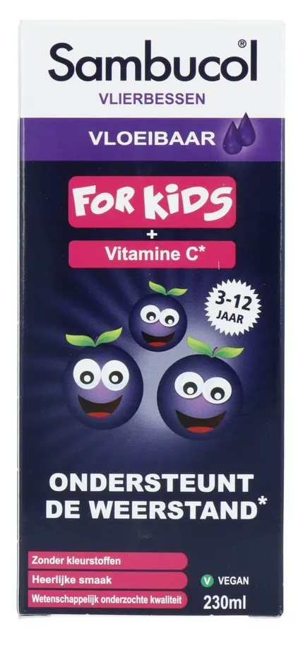 Sambucol Vlierbessen Vloeibaar For Kids 3-12 Jaar afbeelding