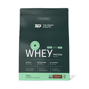 The Green Athlete Whey Protein Isolate Chocolate Poeder 750GR