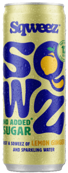 SQWZ Sqweez Lemon Ginger No Added Sugar afbeelding