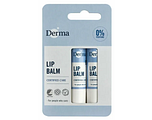 Derma Lip Balm Parfumvrij 2ST Derma Lip Balm Parfumvrij 2ST