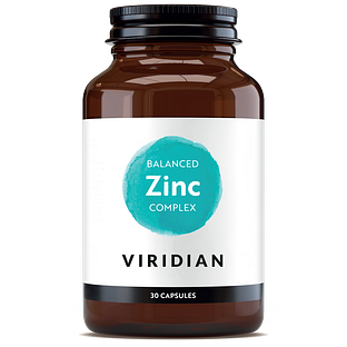 Viridian Balanced Zinc Complex Capsules 30VCP