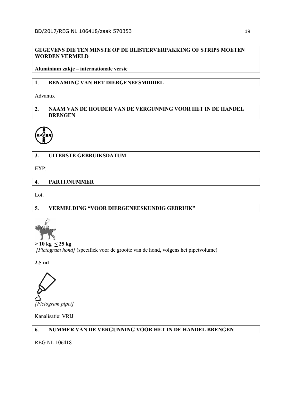 Hond 250/1250 Spot-on Solution afbeelding van document #19, instructions