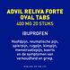 Advil Reliva Forte Oval Tabs 400 mg - voor pijn en koorts 20TB