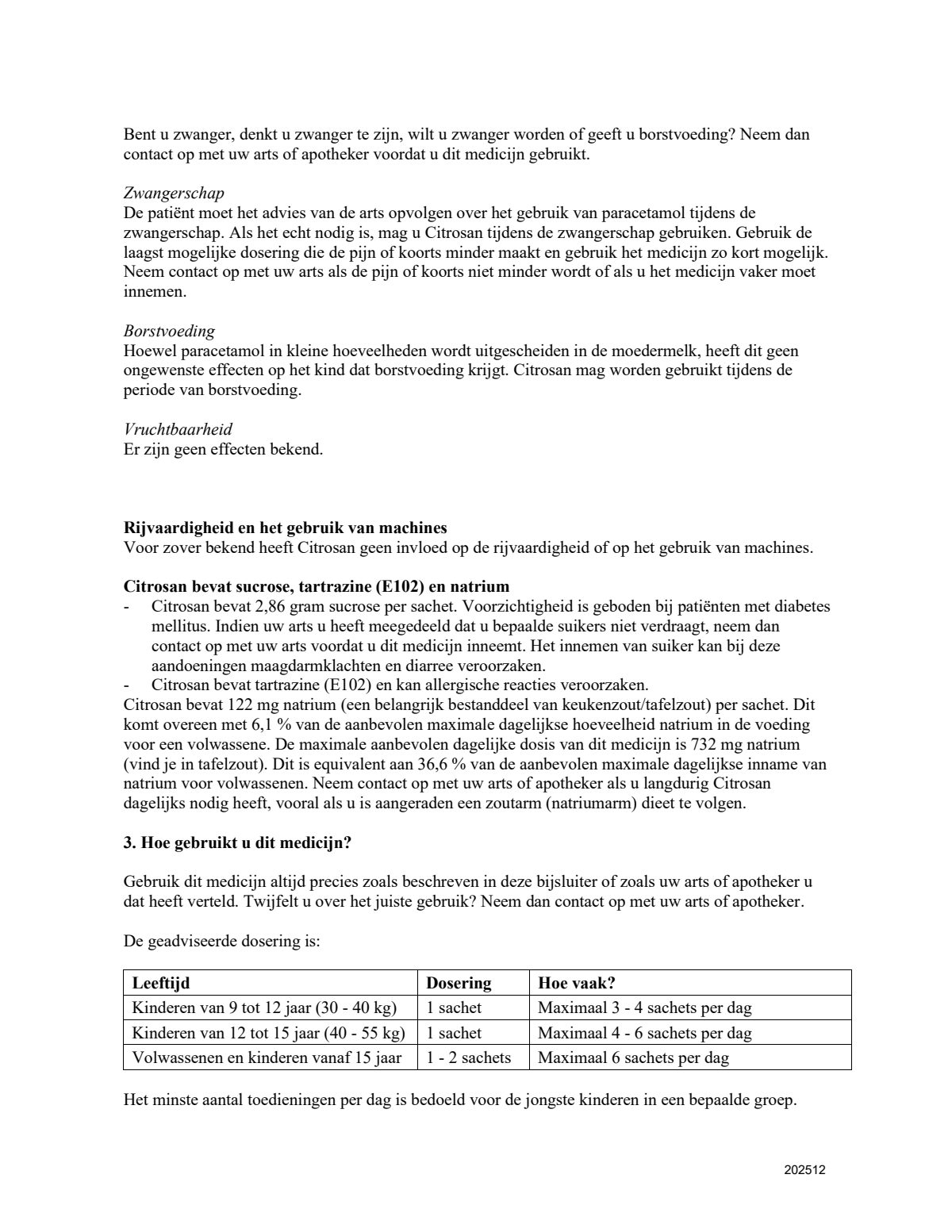 Hete Citroendrank Sachets afbeelding van document #3, leaflet