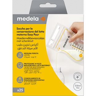 Medela Moedermelk Bewaarzakjes met Schenktuit 180cc 25ST
