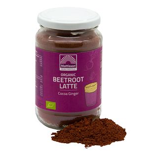 Mattisson HealthStyle Mattisson Beetroot Latte Cacao Gember Poeder 160GR