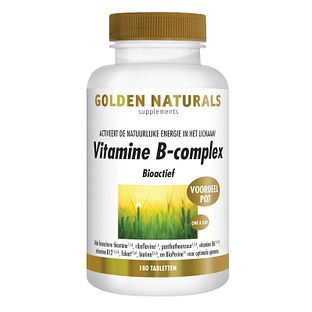 Golden Naturals Vitamine B-complex Tabletten 180TB
