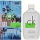 Calvin Klein CK One Summer Reflection Eau de Toilette 100ML Verpakking met fles ernaast Calvin Klein CK One Summer Reflection Eau de Toilette 100ML Verpakking met fles ernaast