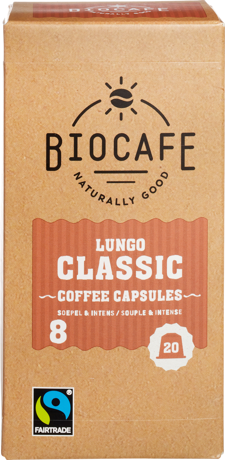 Bio Cafe Koffiecapsules Lungo Classic afbeelding