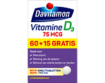 Davitamon Vitamine D3 75mcg Smelttabletten 75TB