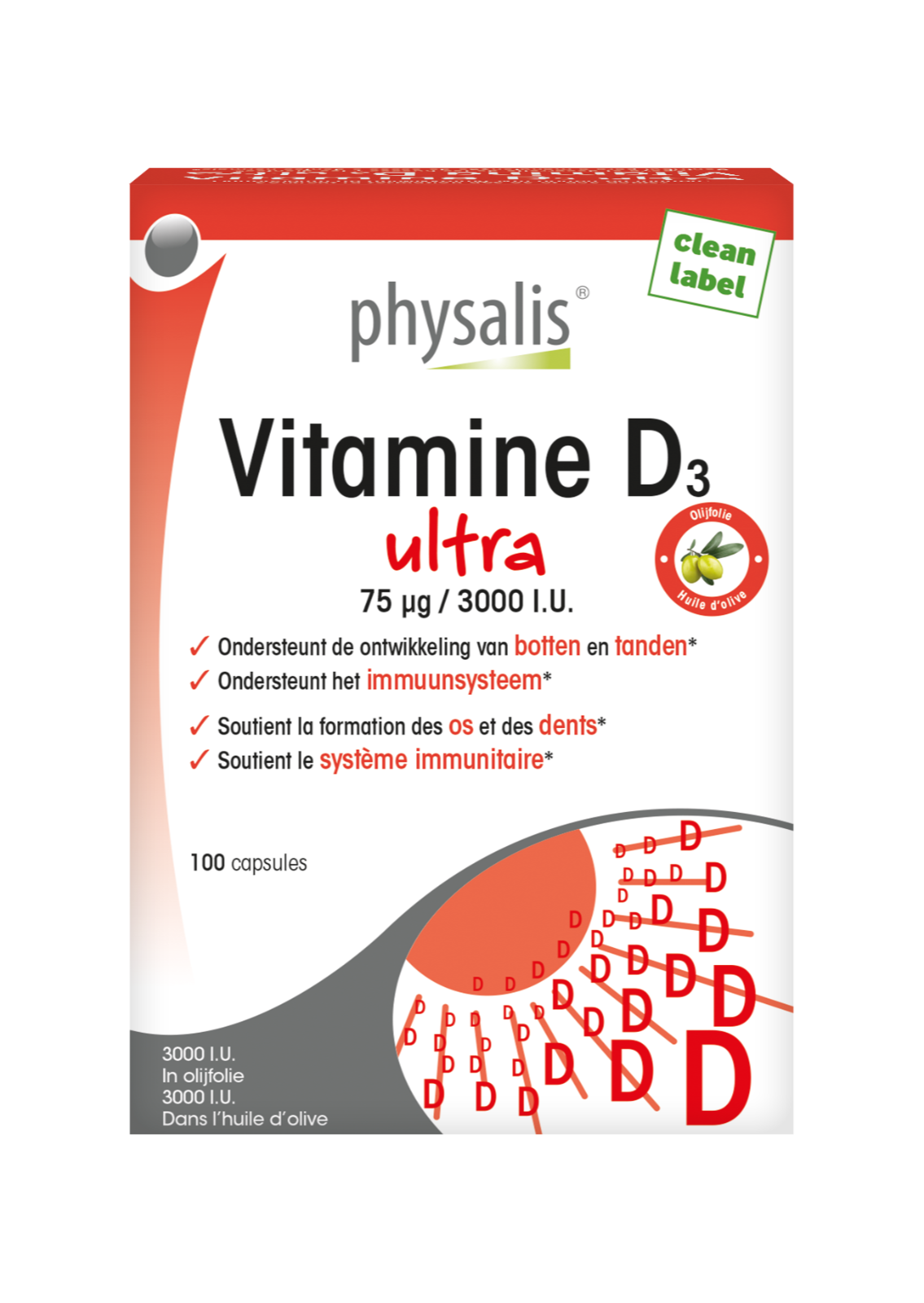 Physalis Vitamine D3 Ultra Capsules