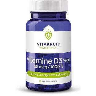 Vitakruid Vitamine D3 Vegan 25 mcg / 1000 IE 120TB