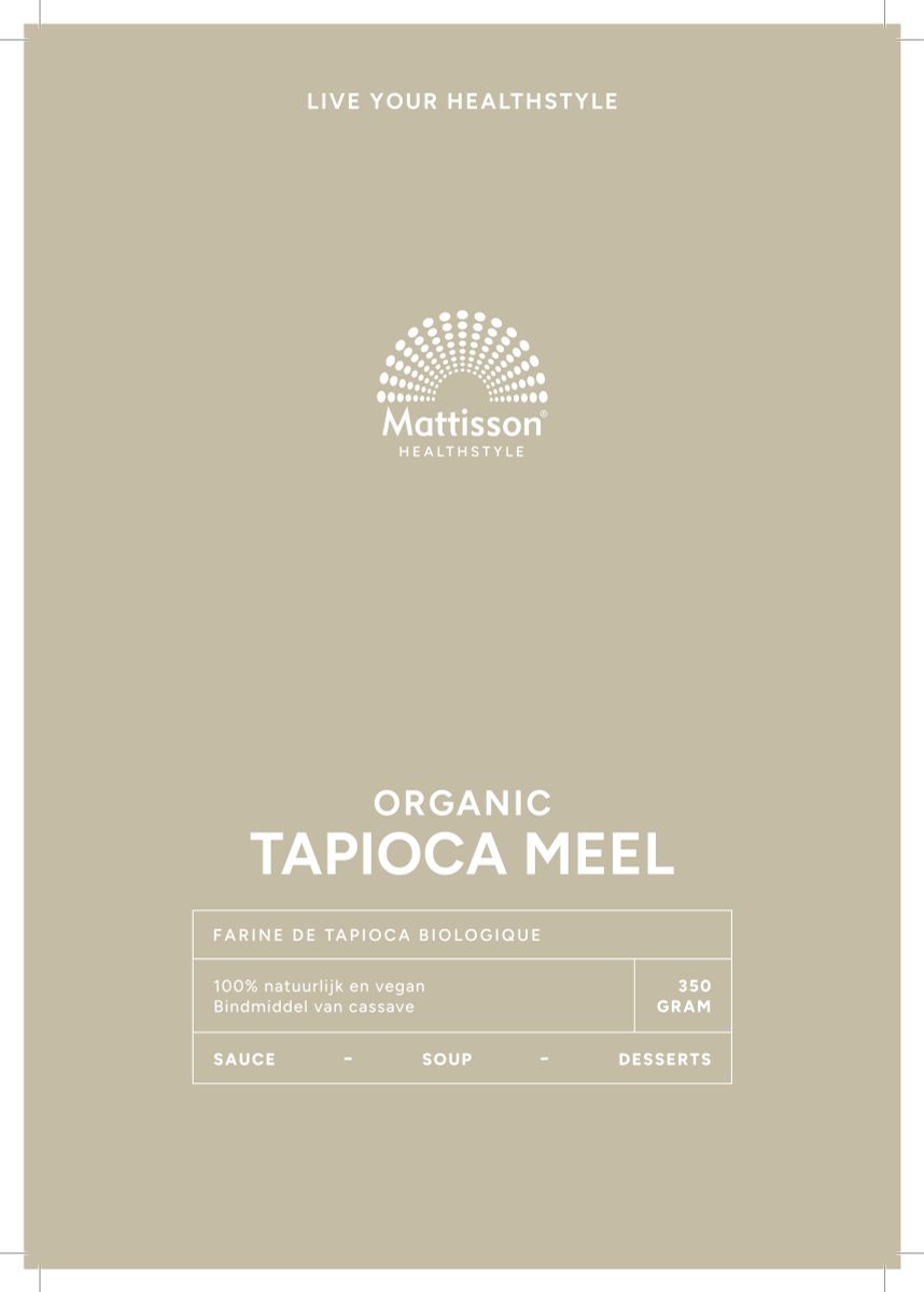 Biologische Tapiocameel afbeelding van document #1, label