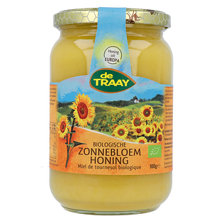 De Traay Zonnebloemhoning Biologisch 900GR
