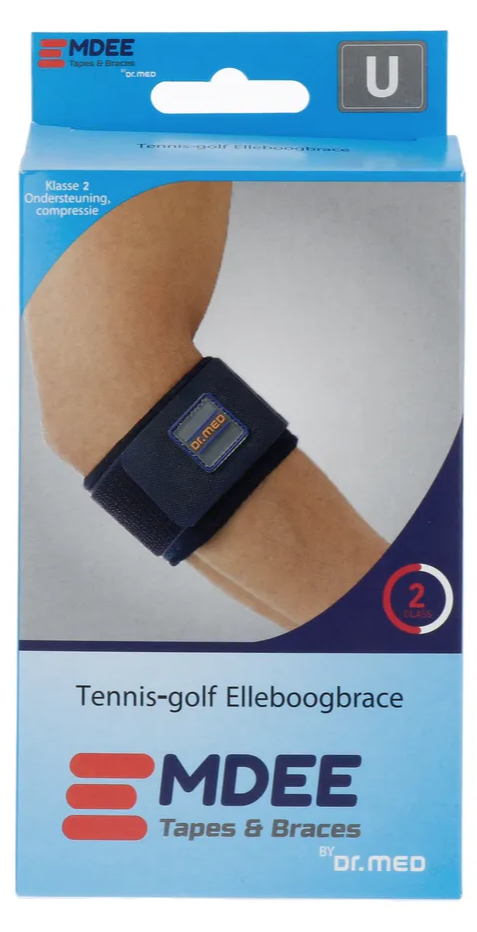 Emdee Verstelbare Tennis-Golf Elleboog Brace afbeelding