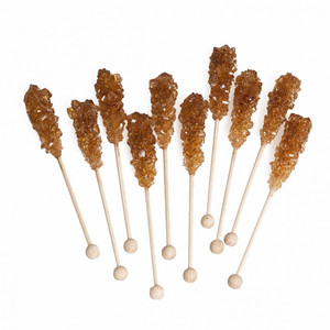 Van Vliet The Candy Company Kandij Sticks Bruin afbeelding