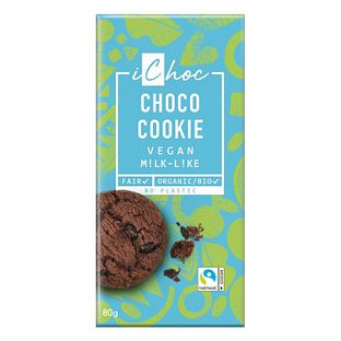 iChoc Choco Cookie Melkchocoladereep 80GR