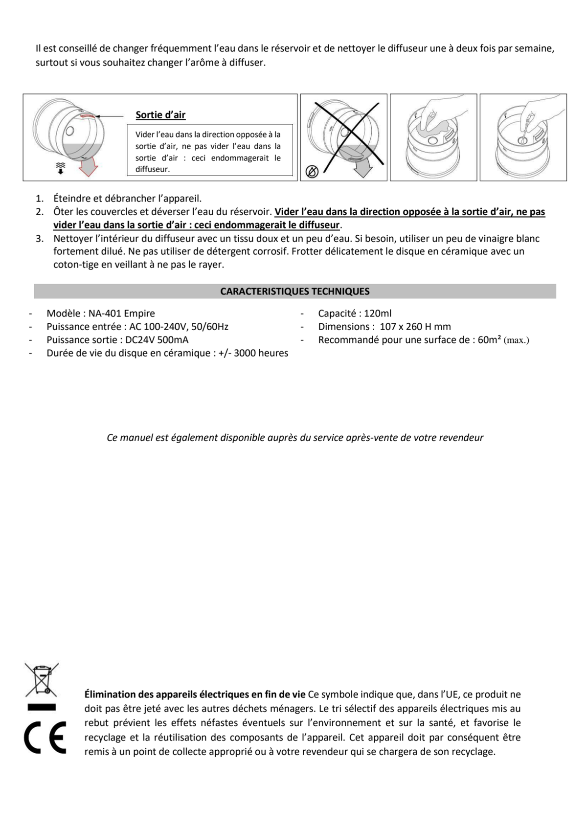 Empire Aroma Diffuser afbeelding van document #10, instructions