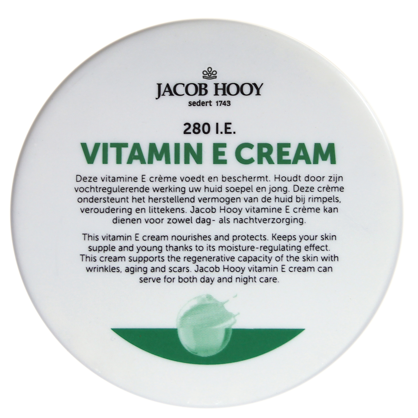 Jacob Hooy Vitamine E Crème afbeelding
