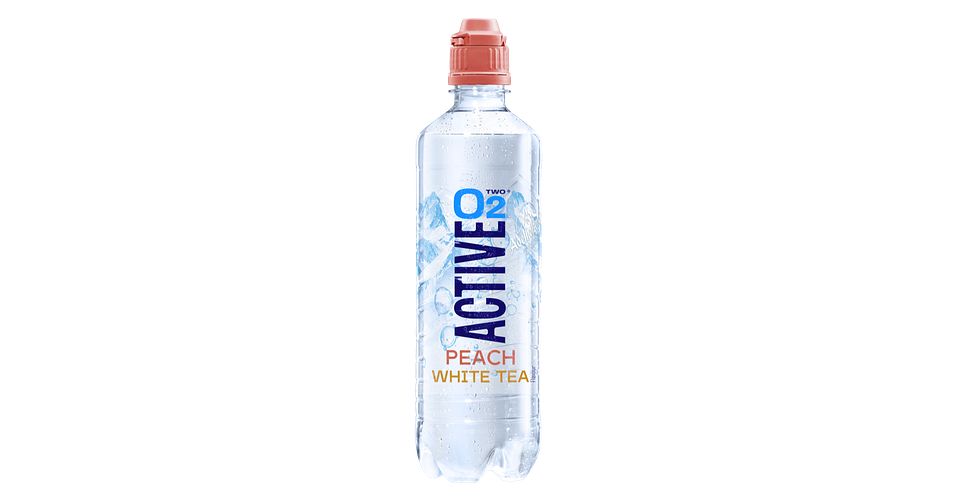 Active O2 Peach White Tea Mineraalwater (500ml)
