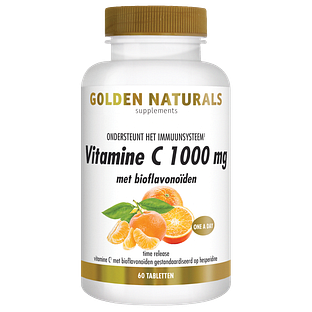 Golden Naturals Vitamine C 1000mg met bioflavonoïden 60VTB
