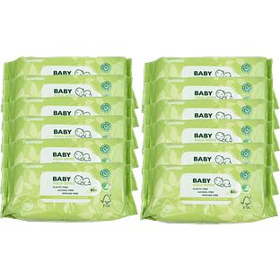 SmartKids Vochtige Babydoekjes Eco 12x60ST