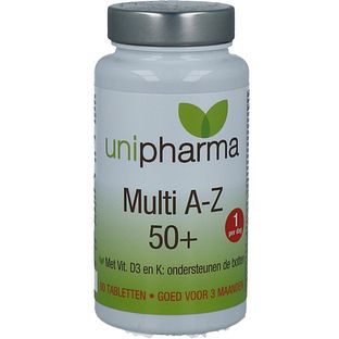 Unipharma Multi A-Z 50+ Tabletten 90TB