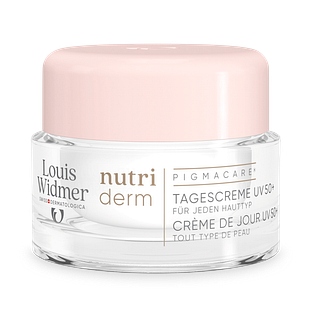 Louis Widmer Nutriderm Pigmacare® Dagcrème UV 50+ Zonder Parfum 50ML