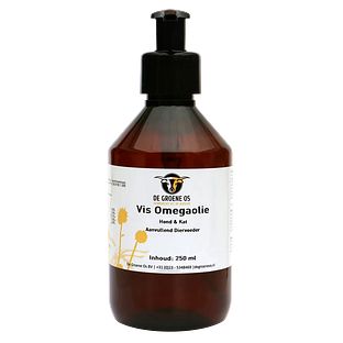 De Groene Os Vis Omegaolie Hond & Kat 250ML De Groene Os Vis Omegaolie Hond & Kat 250ML