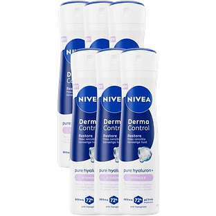 Nivea Derma Control Restore Deospray Multiverpakking 6x150ML