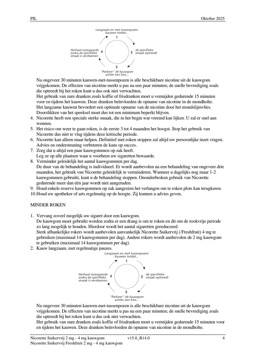 Suikervrij 2mg Kauwgom afbeelding van document #4, leaflet