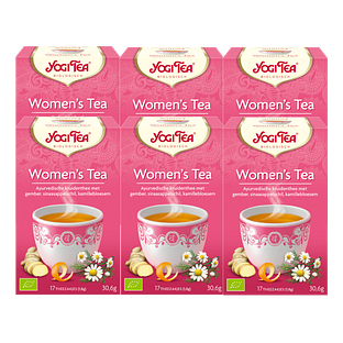 Yogi Tea Women's Tea Voordeelverpakking 6x17ST