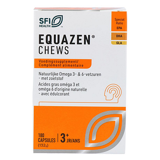 Springfield Equazen Chews Omega 3/6 Kauwcapsules 180CP