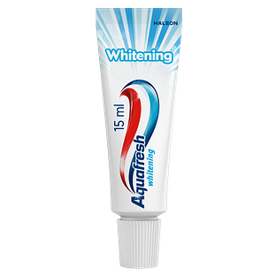 Aquafresh Whitening Mini Tandpasta Reisformaat - voor wittere tanden 15ML