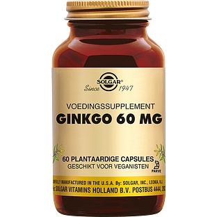 Solgar Ginkgo 60 mg Capsules 60VCP