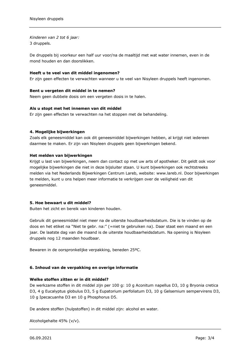 Nisyleen Druppels afbeelding van document #3, leaflet