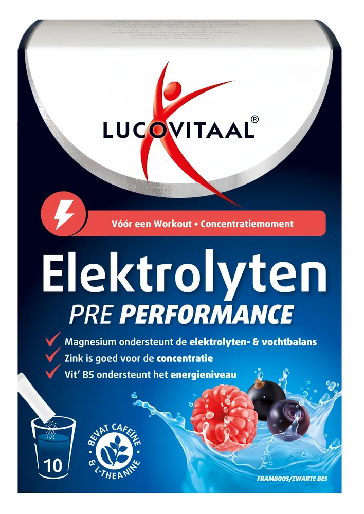Lucovitaal Elektrolyten Pre Performance Sticks 10ST