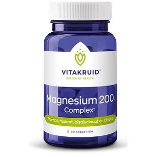 Vitakruid Magnesium 200 Complex Tabletten 30TB Vitakruid Magnesium 200 Complex Tabletten 30TB
