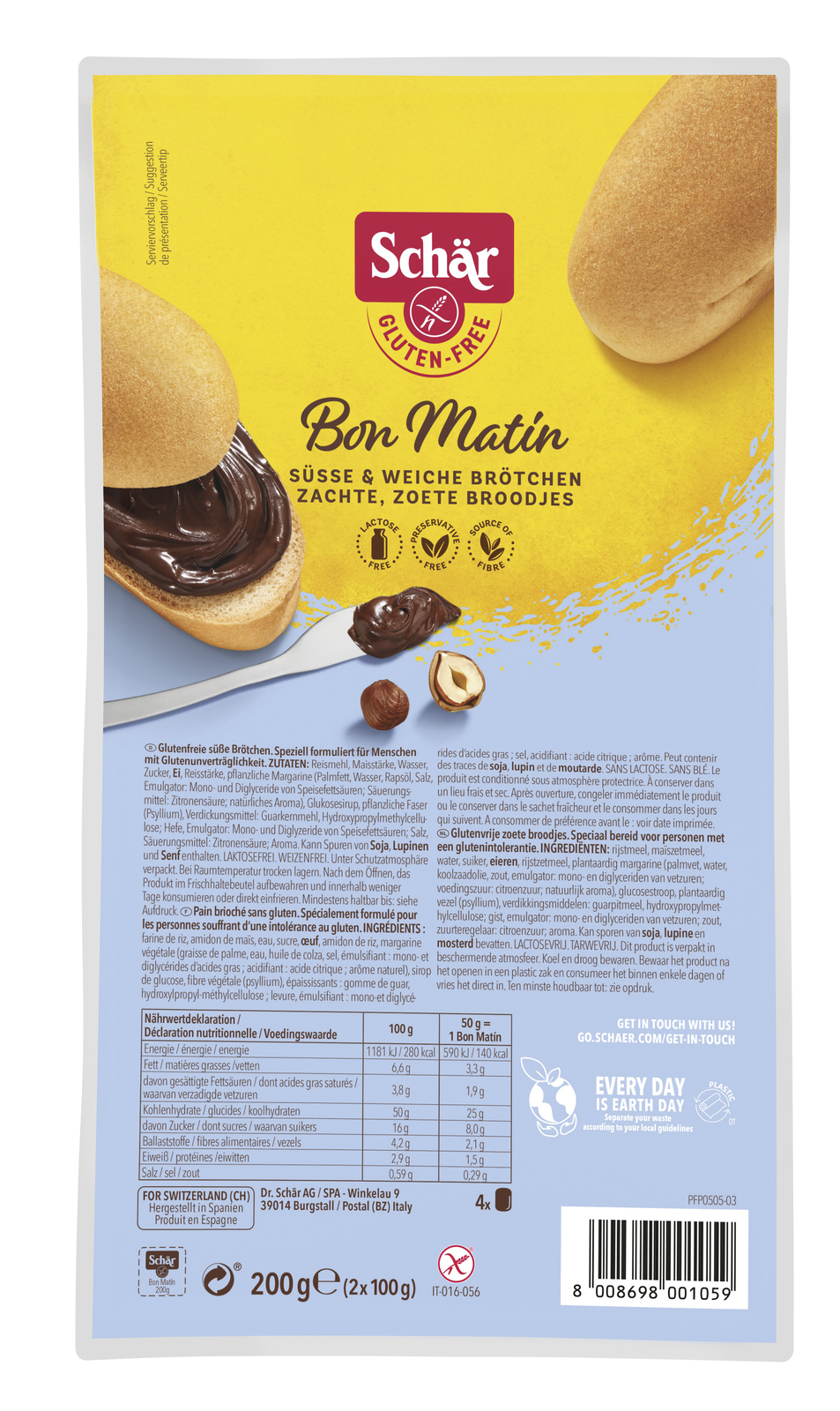 Schar Bon Matín Zoete Broodjes Glutenvrij afbeelding