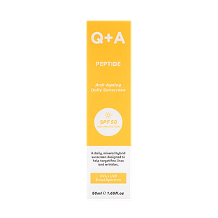 Q+A Q+A Zonnebrandcrème Peptide SPF 50ML