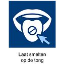 Laat smelten op de tong.
