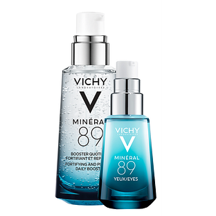 Vichy Minéral 89 ogen + Minéral 89 Serum Booster Combi Set 2ST