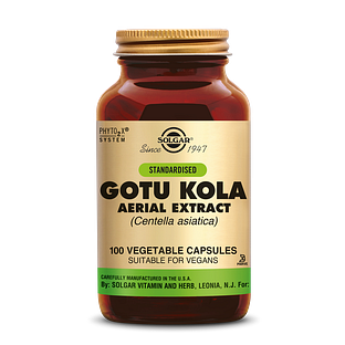 Solgar Gotu Kola Aerial Extract Capsules 100VCP