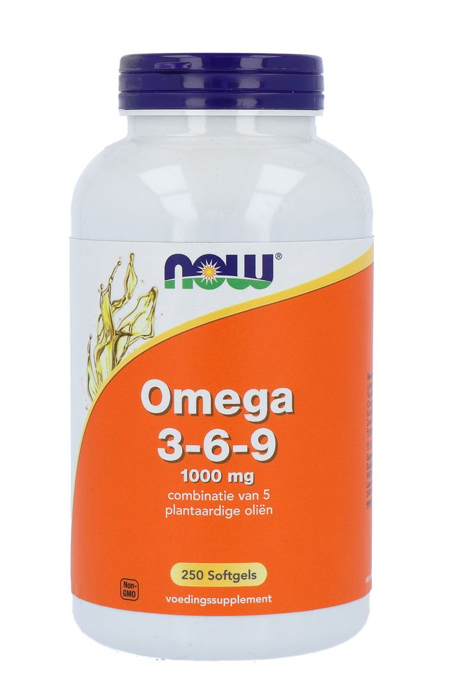 NOW Omega 3-6-9 1000mg Capsules 250CP