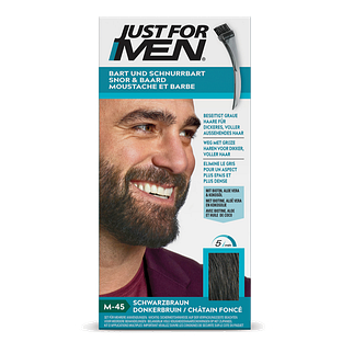 Just For Men Snor & Baard  Haarkleuring - M45 Donkerbruin 1ST