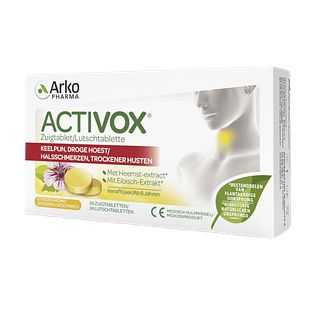 Arkopharma Activox Keelpijn Zuigtabletten 24ZTB