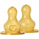 BIBS Slow Flow 0+ Maanden Flessenspenen 2ST Afbeelding twee flessenspenen
