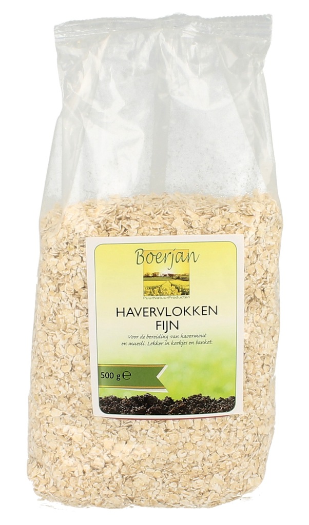 Boerjan Havervlokken Fijn 500gr afbeelding